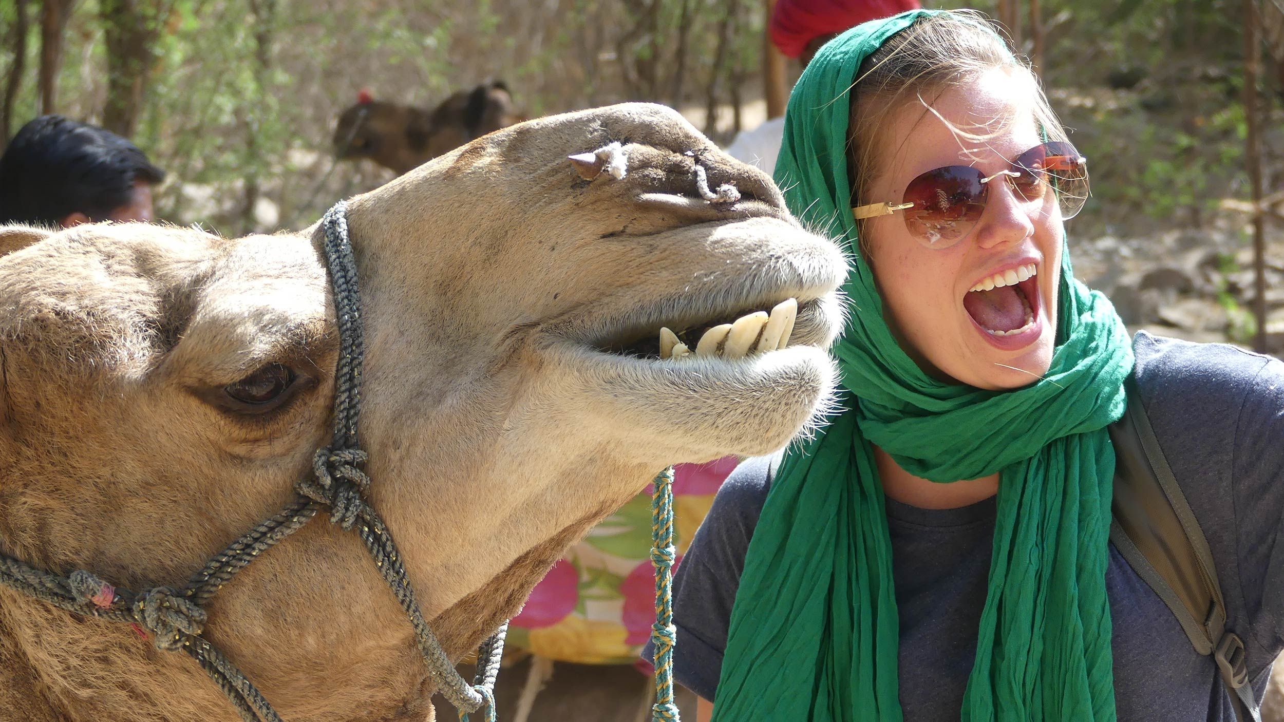 Image: Woman with a Camel